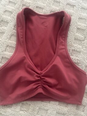 Bombshell Sportswear  Ruched Front Sports Top size SM